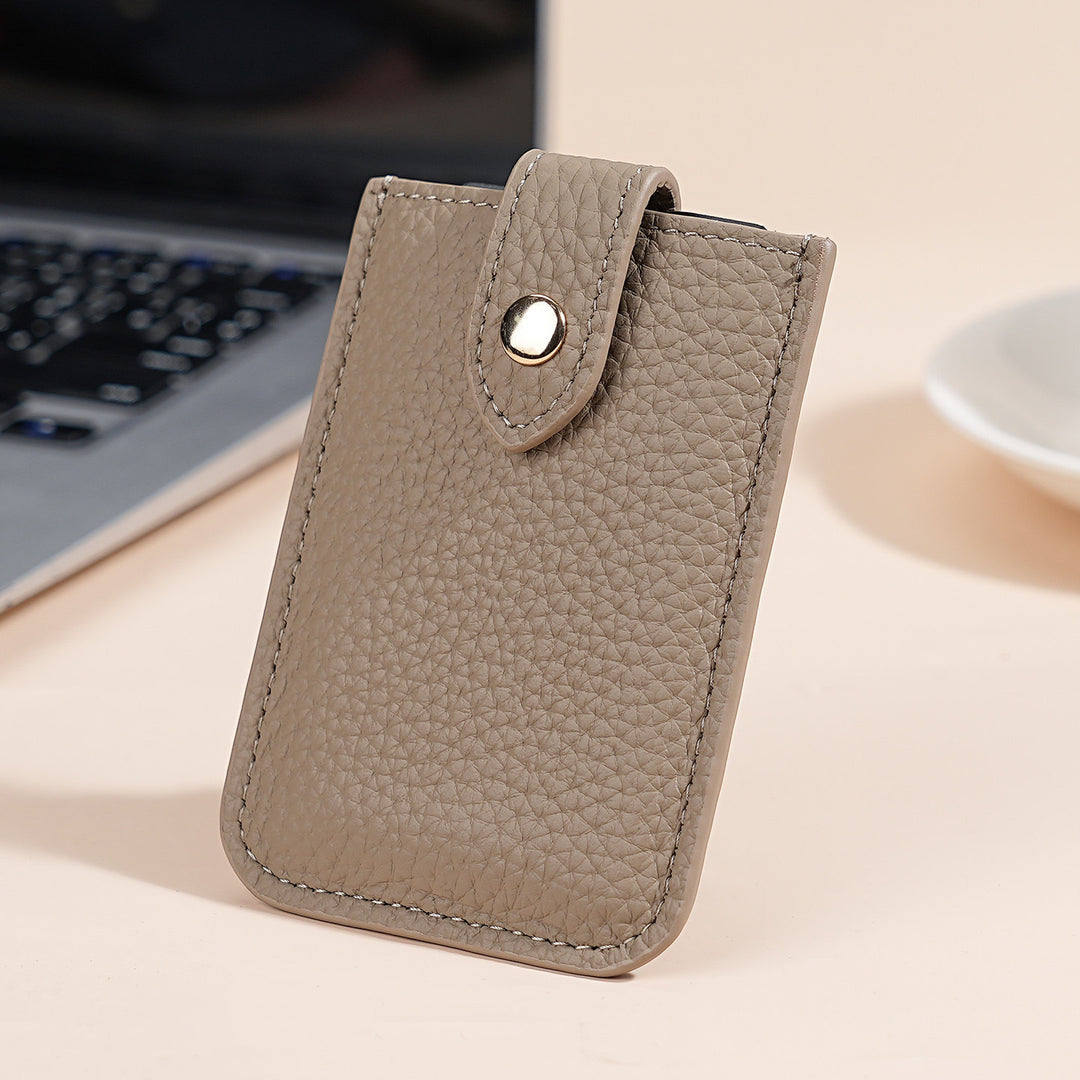 Leather RFID-Blocking Card Holder