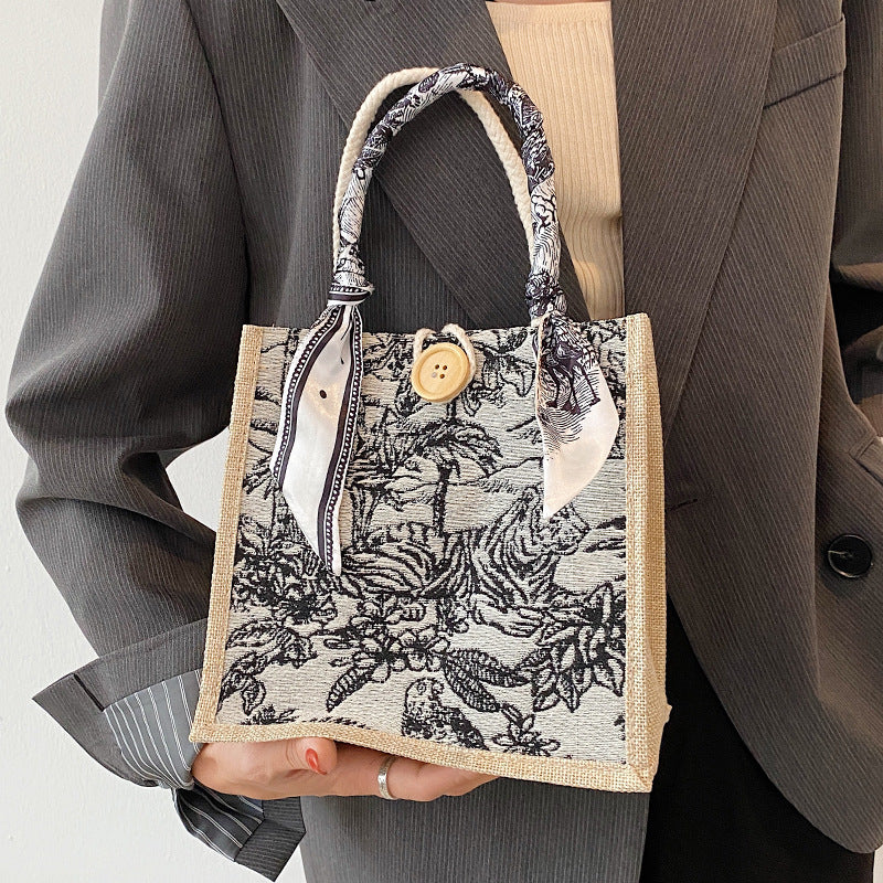 Artistic Print Tote Bag