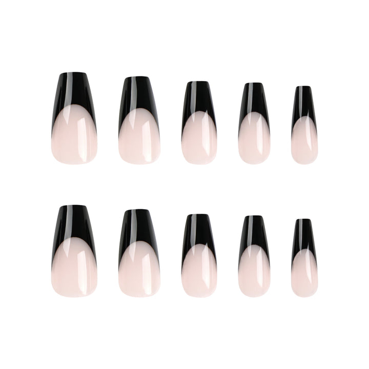 Nail art set with outstanding French design Kalsten