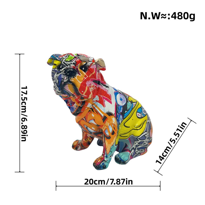 Artistic Bulldog Figurine Kalsten