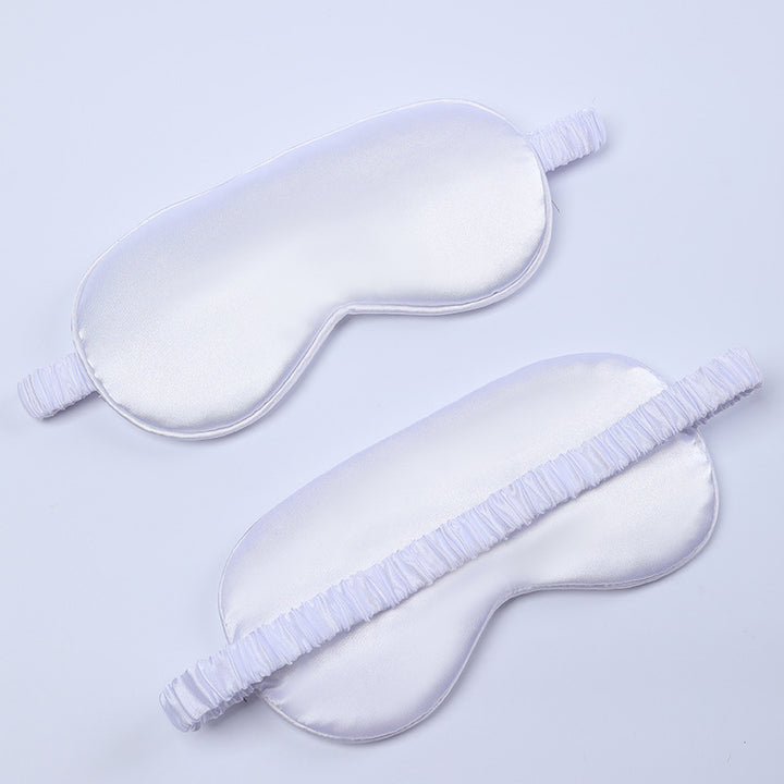 Women's nano silk sleep mask with padded eye area, adjustable elastic band, and storage pouch Kalsten