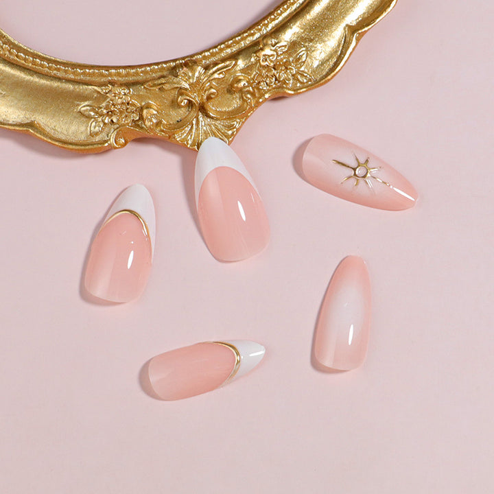 Premium Press-On Nail Set with Decorative Accents Kalsten