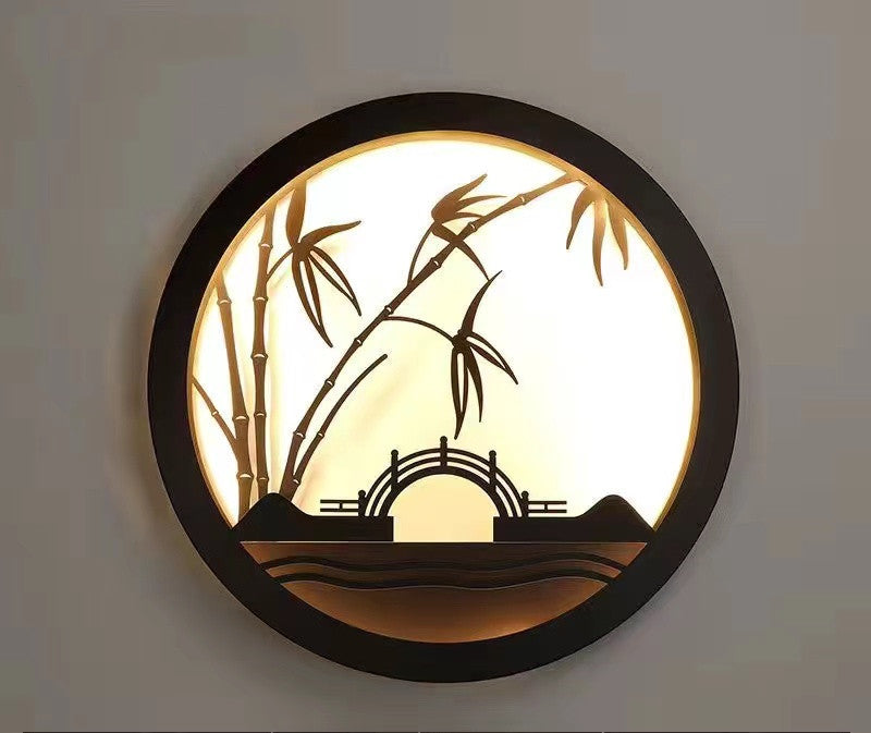 Modern Artistic Round Wall Lamp