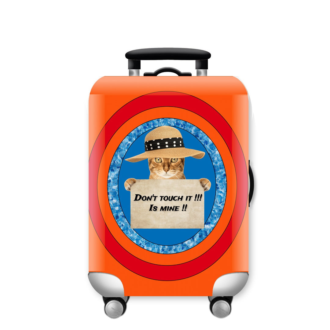 Unisex hard-shell suitcase with funny giraffe design Kalsten