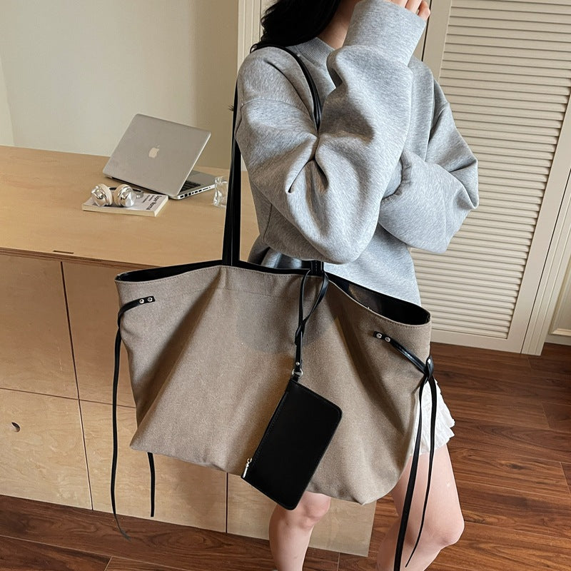 Spacious Canvas Tote Bag Kalsten