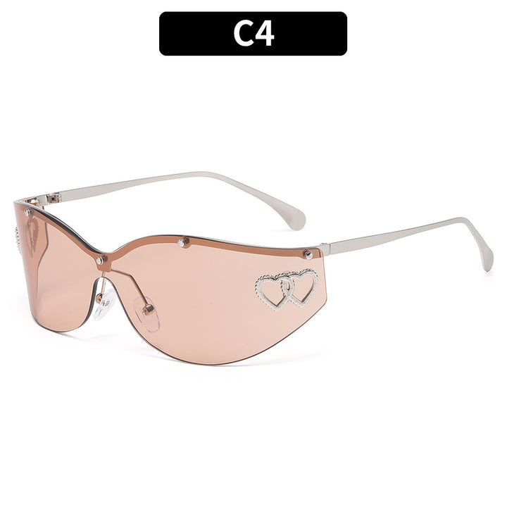 Chic Fashion Shield Sunglasses