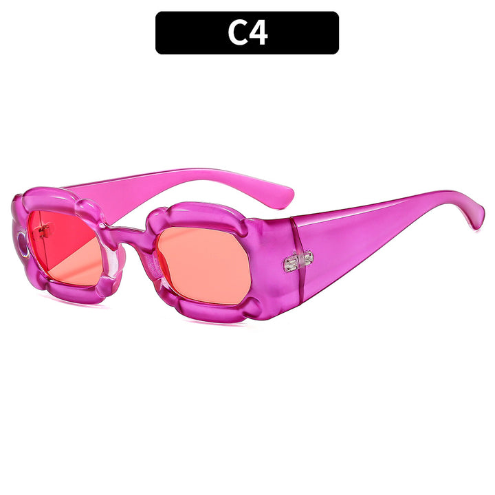 Decorative Floral Frame Sunglasses