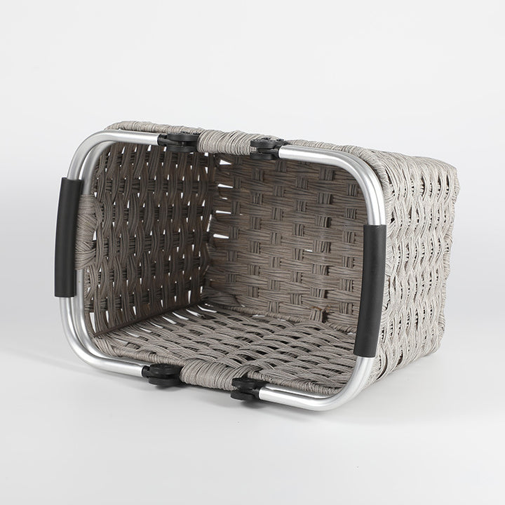 Women's Portable Shopping Basket with Aluminum Handle Kalsten