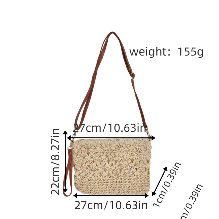 Shoulder bag with elaborate crochet designs Kalsten