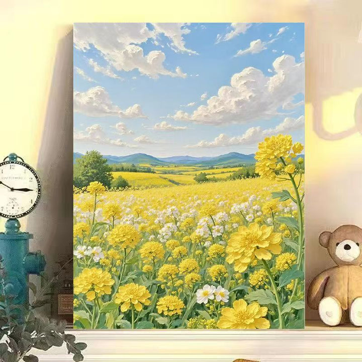 Landscape Floral Canvas Art Print Kalsten
