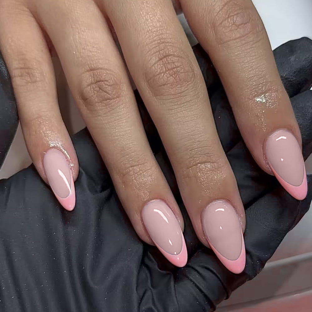 Elegant French Tip Press-On Nail Set Kalsten