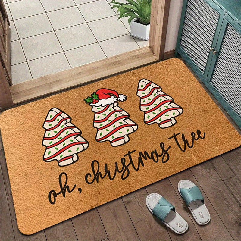 Festive Holiday Door Mat Kalsten