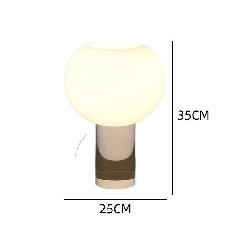 Modern Table Lamp with Elegant Globe Shade