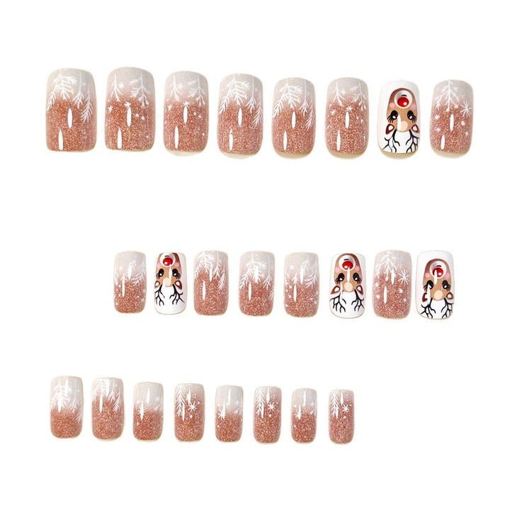 Festive Themed Press-On Nail Art Kalsten