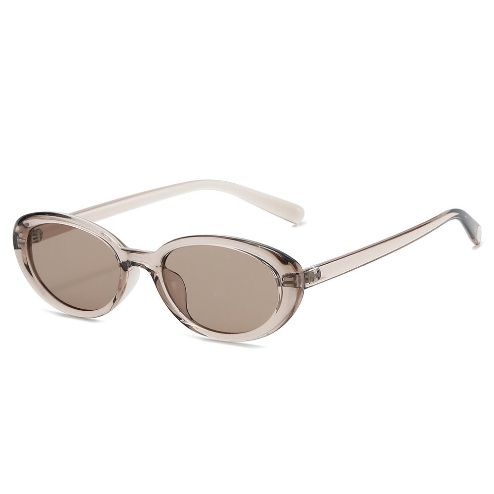 Retro-Inspired Cat-Eye Sunglasses with Transparent Frames Kalsten