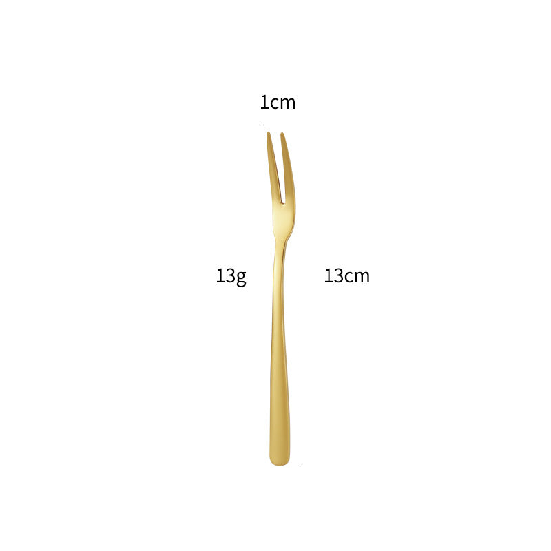 Elegant dessert spoon with luxurious golden surface Kalsten