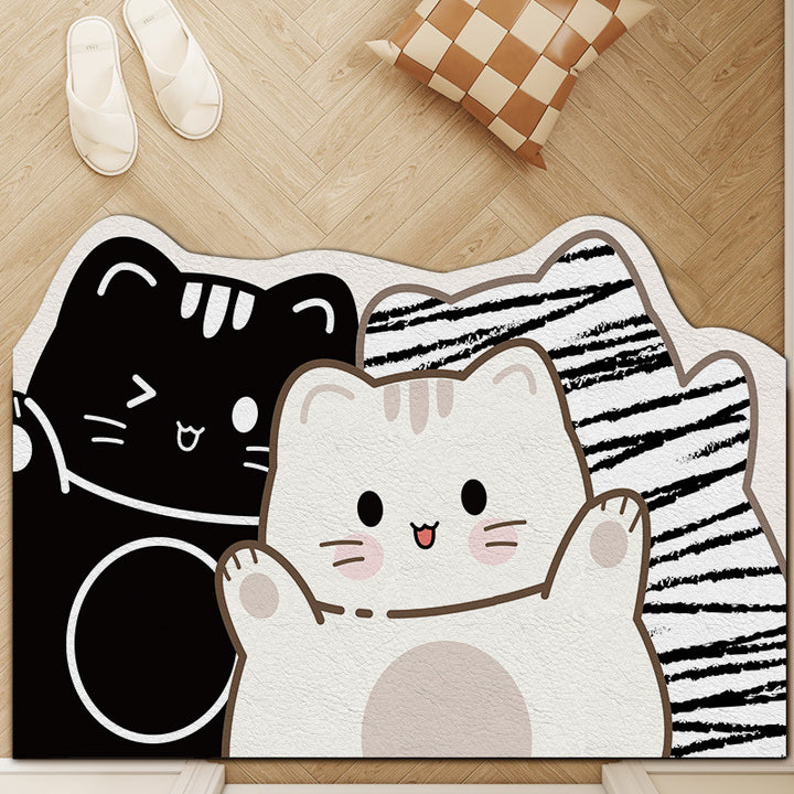 Cartoon-Themed Area Mat