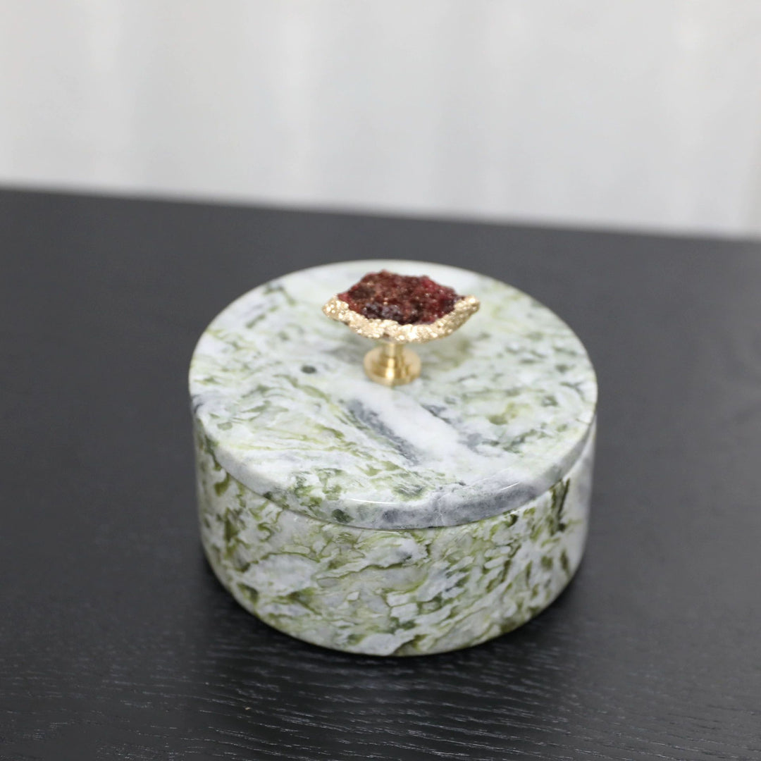 Decorative Stone Jewelry Box