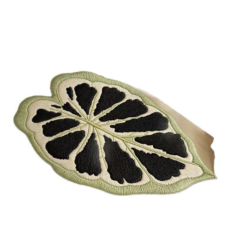 Monstera Leaf Shaped Floor Mat Kalsten