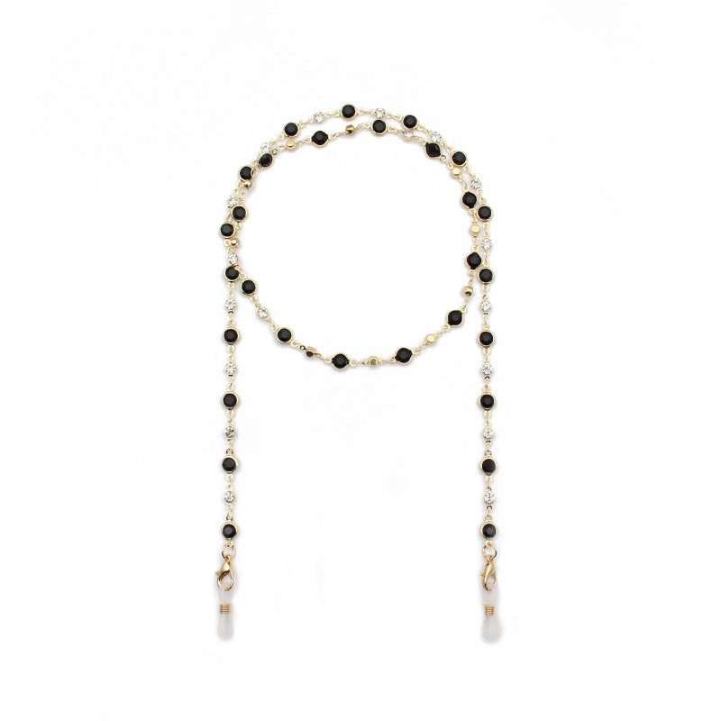 Stylish Gemstone-Linked Eyewear Chain Kalsten