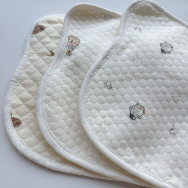 Quilted Cotton Honeycomb Baby Burp Cloth Insert