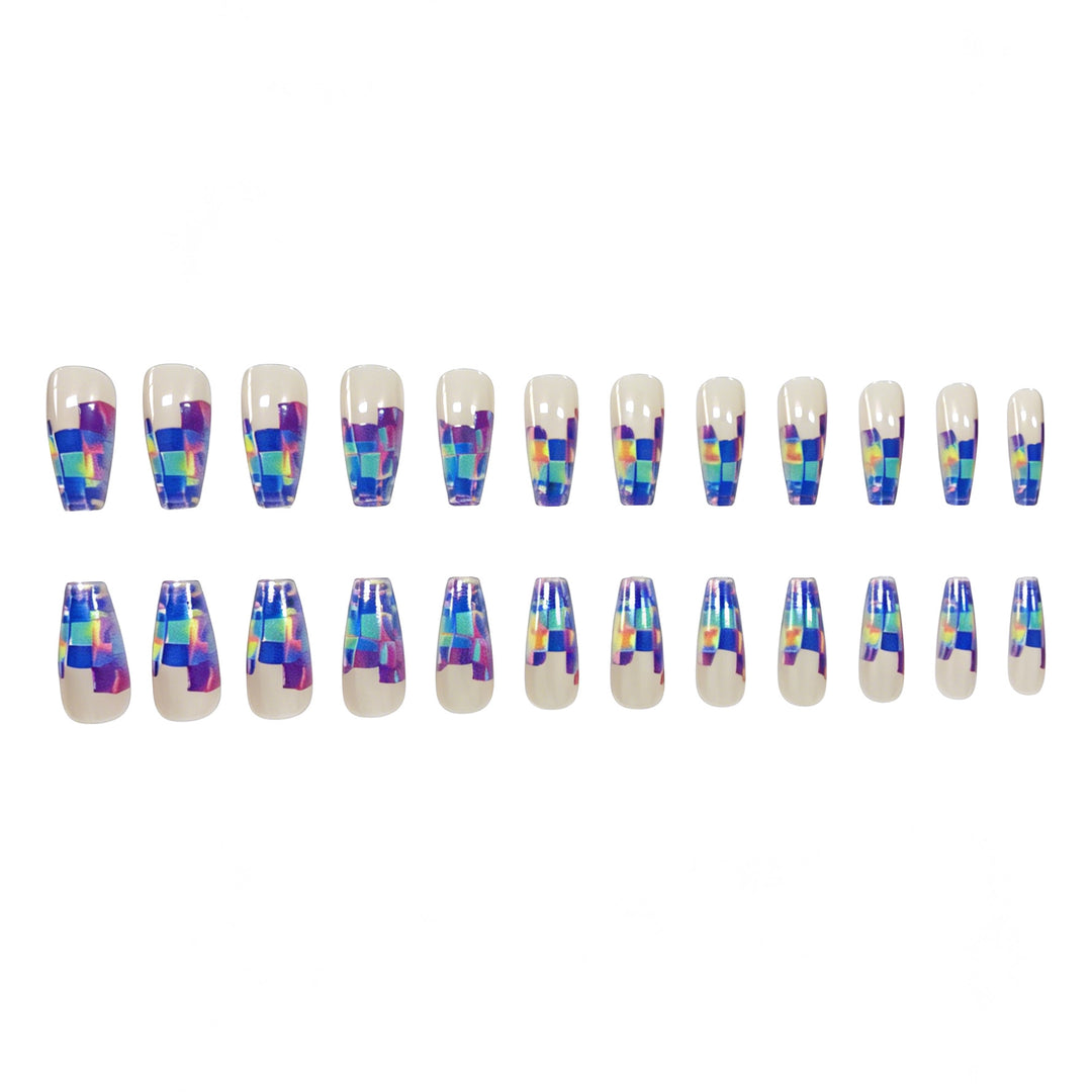 Artistic Transparent Acrylic Nail Extensions Kalsten
