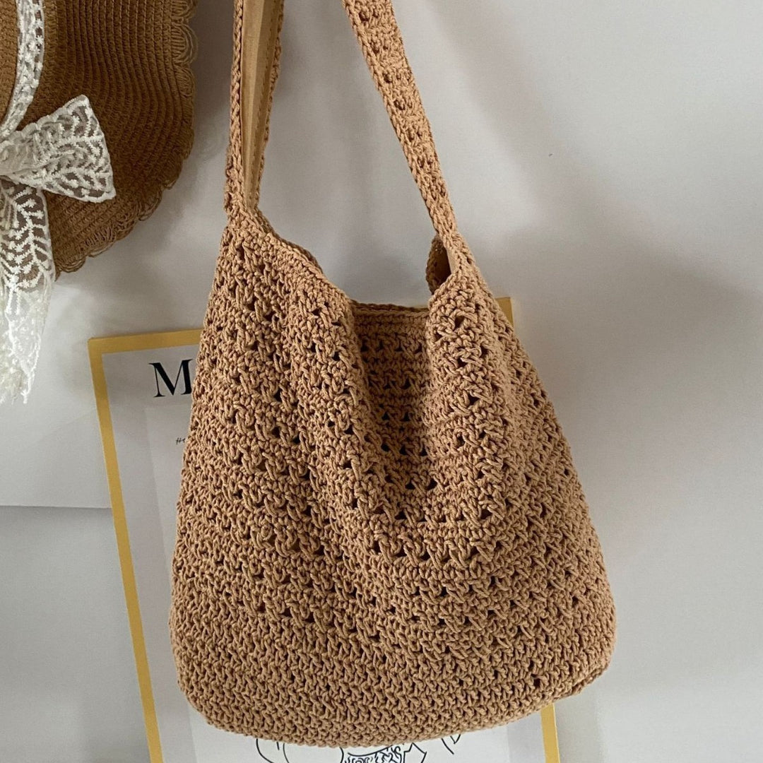 Hand-knotted leisure shoulder bag Kalsten