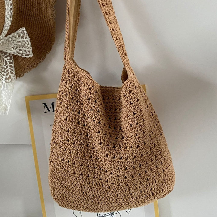 Hand-knotted leisure shoulder bag Kalsten