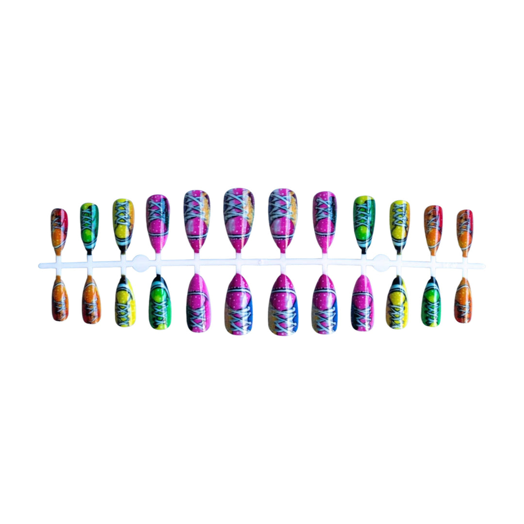 Creative Sneaker Art Nail Design Kit