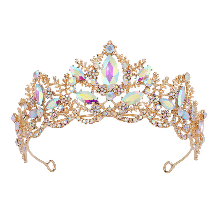 Ladies Glamorous Tiara with Sparkling Crystal Decorations Kalsten
