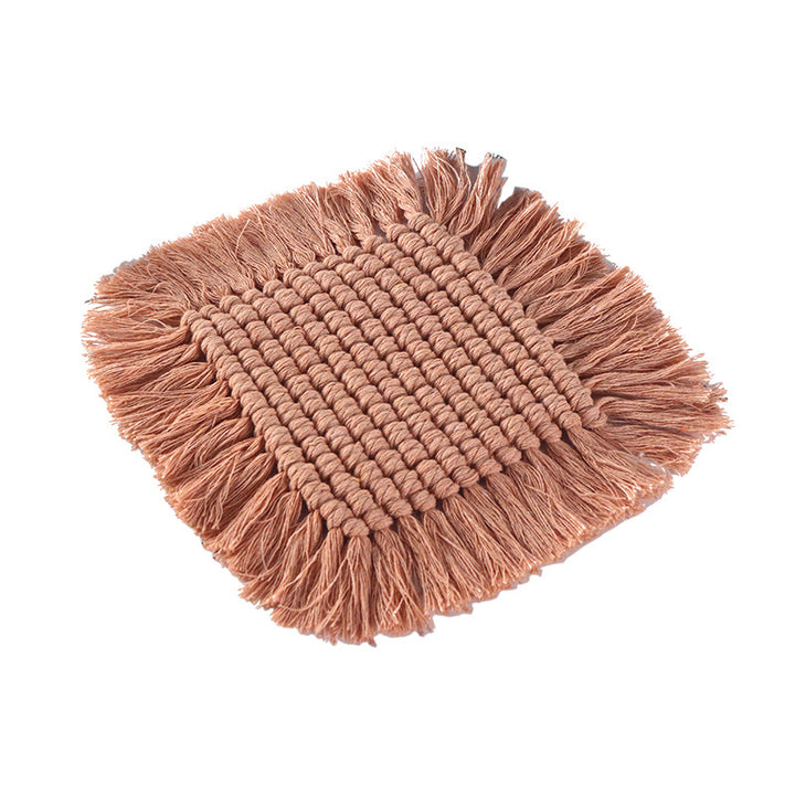 Crochet Fringe Coaster