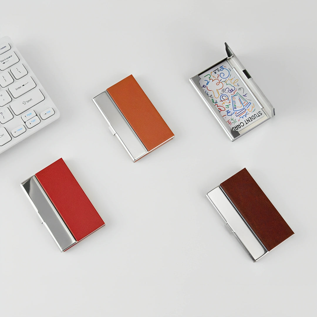 Premium Textured Business Card Case