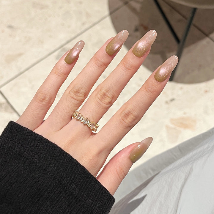 Glamorous Ombre Press-On Nail Extensions Kalsten