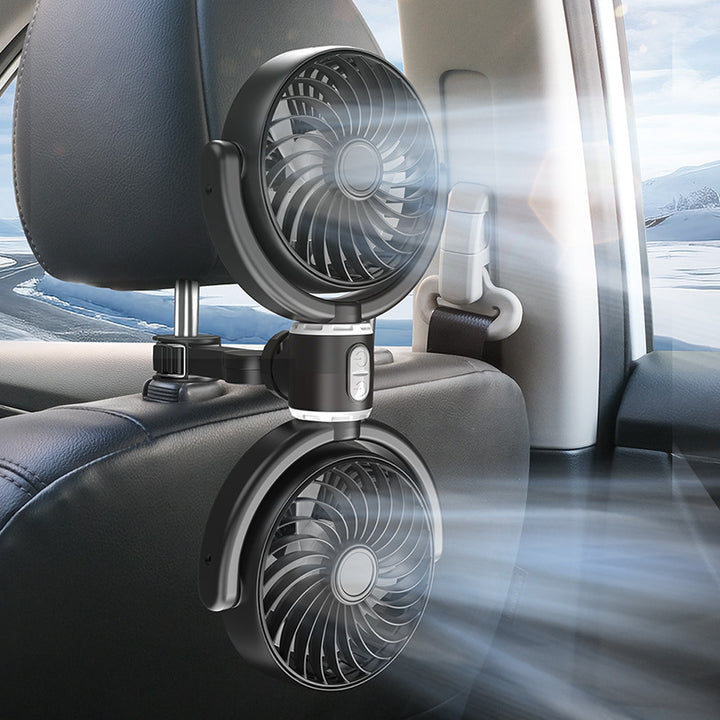Unisex double fan with flexible holder Kalsten