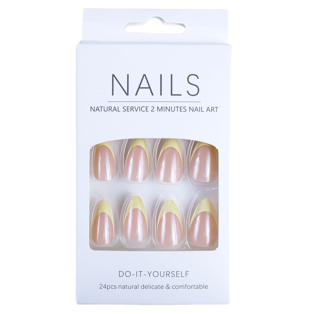 Artificial nails with elegant gradient and chic tips Kalsten