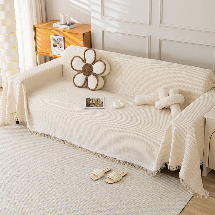 Textured Woven Throw Blanket