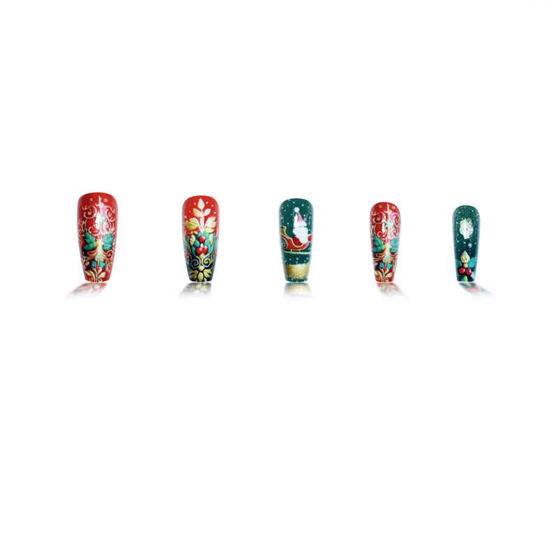 Festive Holiday Nail Art Set Kalsten