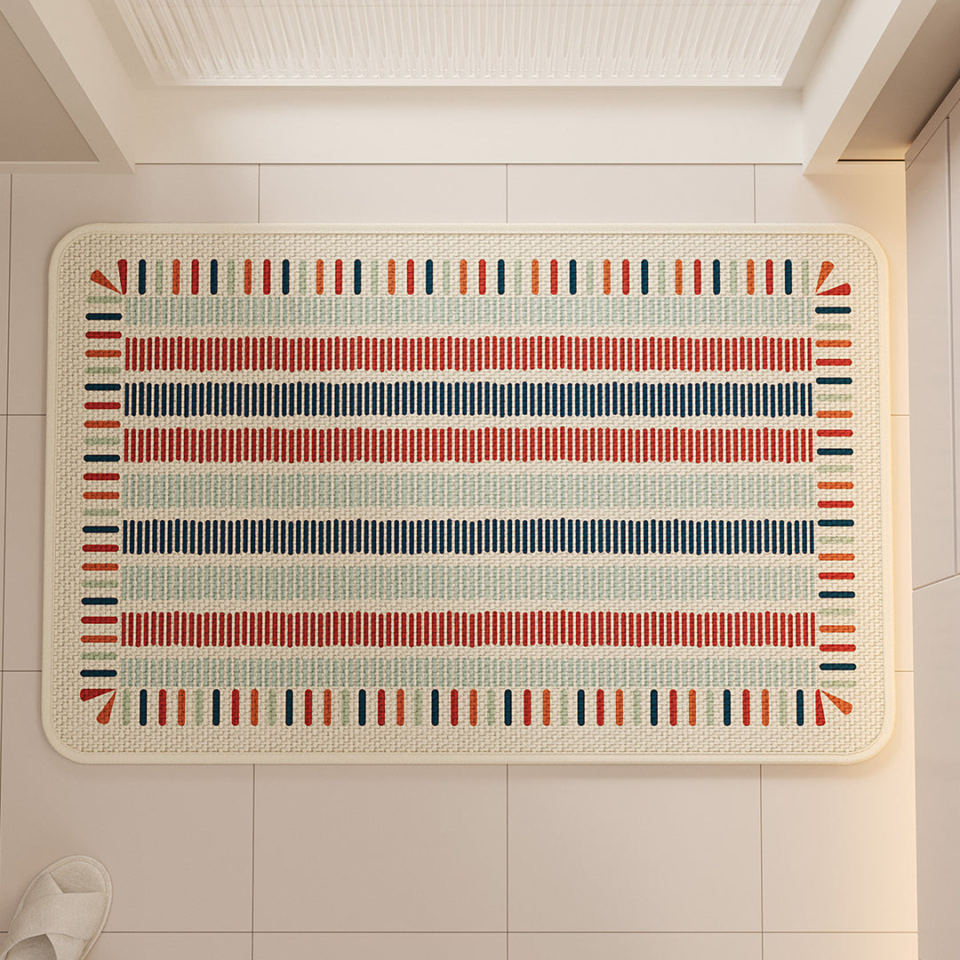 Colorful Geometric Kitchen Mat