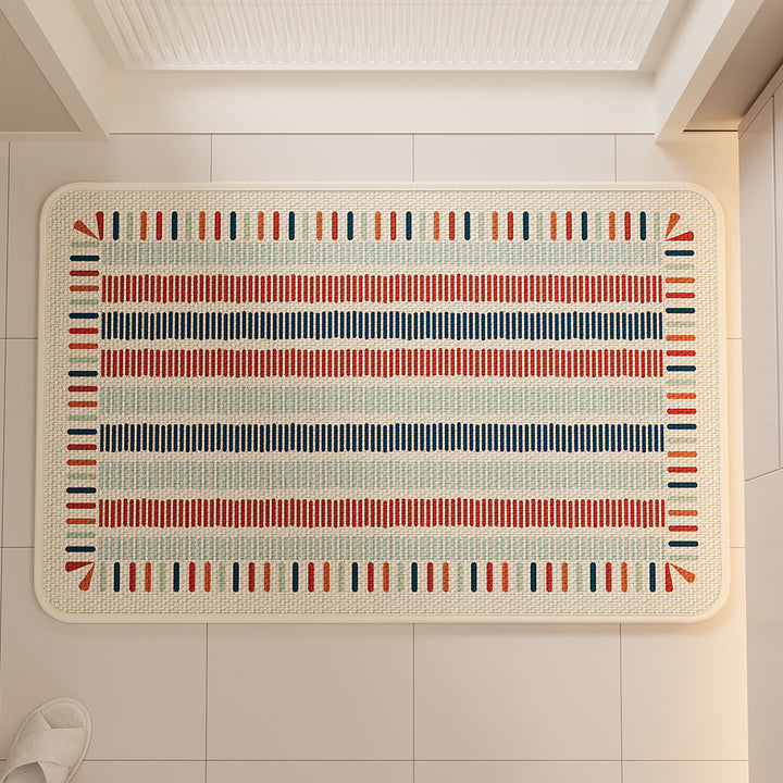 Colorful Geometric Kitchen Mat