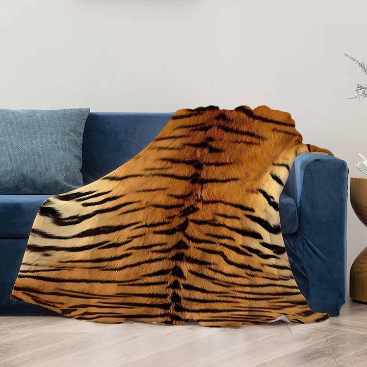 Animal Print Fleece Throw Blanket