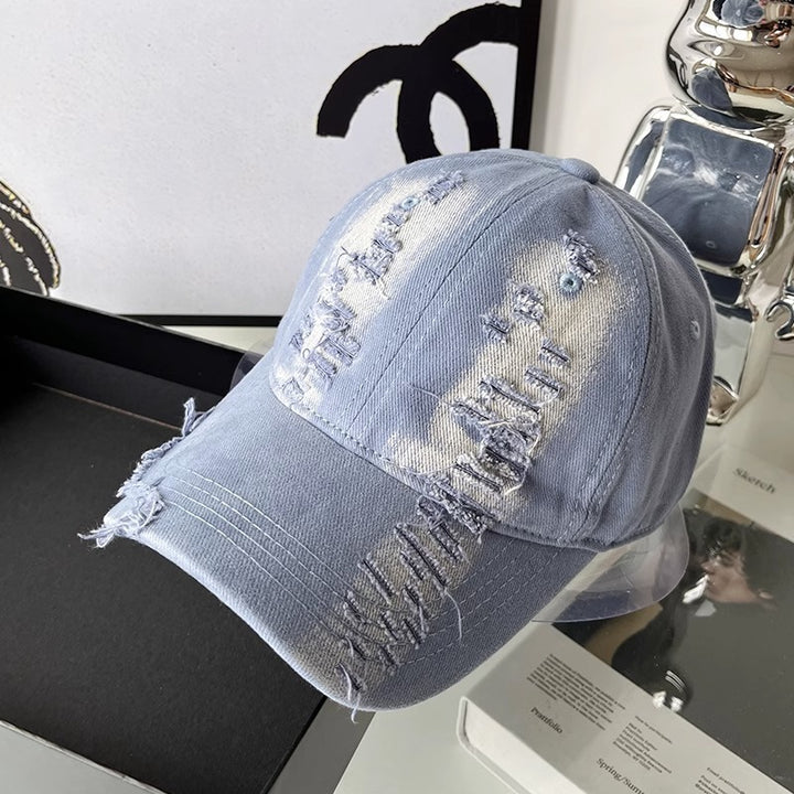 Women's Distressed Vintage-Inspired Baseball Cap Kalsten