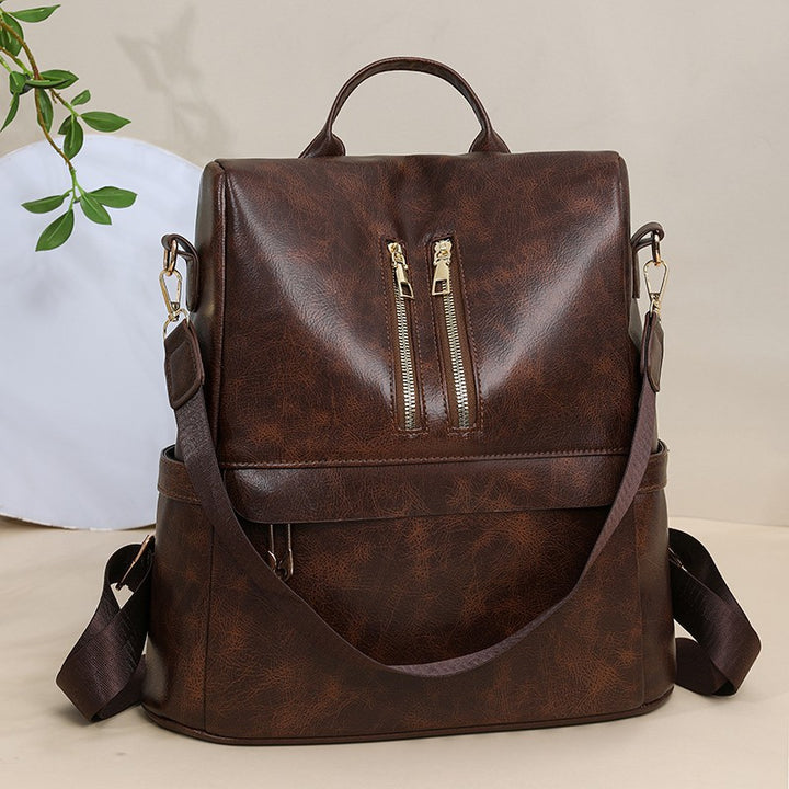 Versatile Vegan Leather Backpack Kalsten