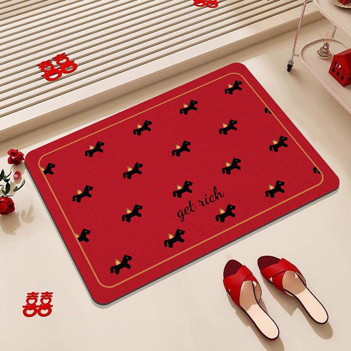 Fun-Themed Floor Mat
