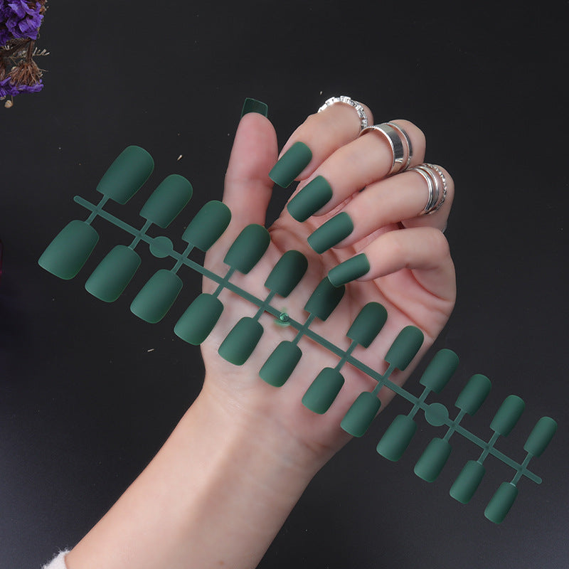 Matte Finish Long Stiletto Press-On Nails Kalsten