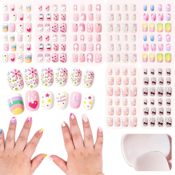 Creative Cartoon-Themed Press-On Nail Set Kalsten