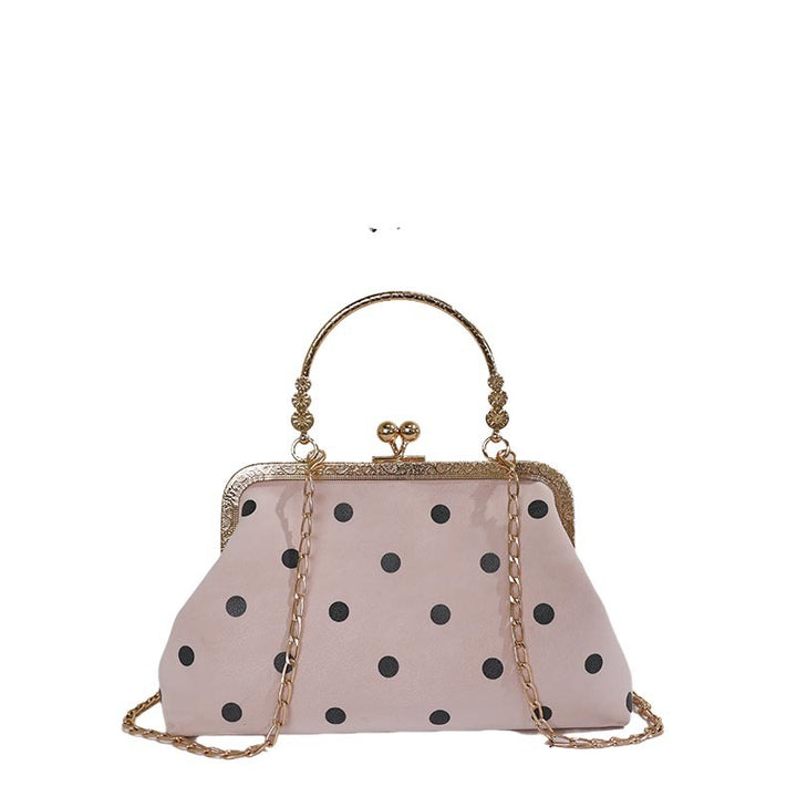 WoVintage Elegant Polka Dot Evening Clutch Kalsten