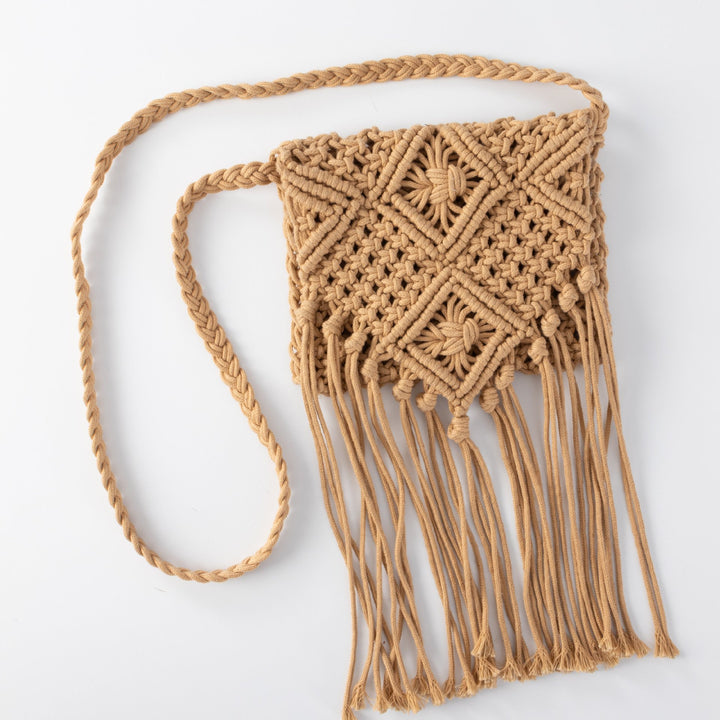 Hand-knotted Macrame Shoulder Bag Kalsten