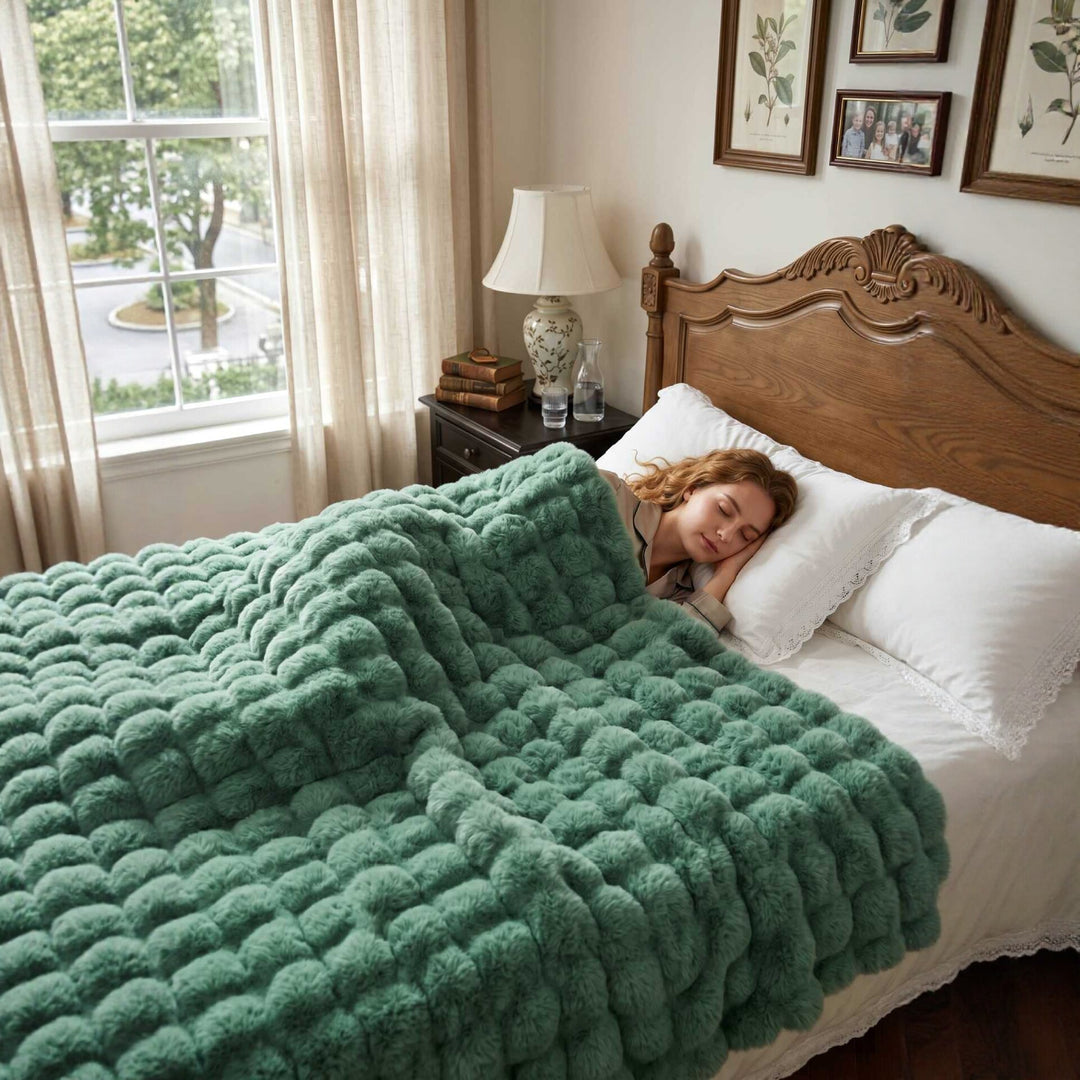 Textured Plush Blanket