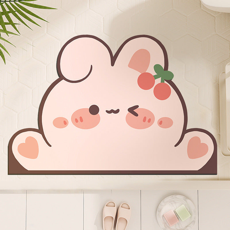 Cute Cartoon Dog-Shaped Bath Mat Kalsten