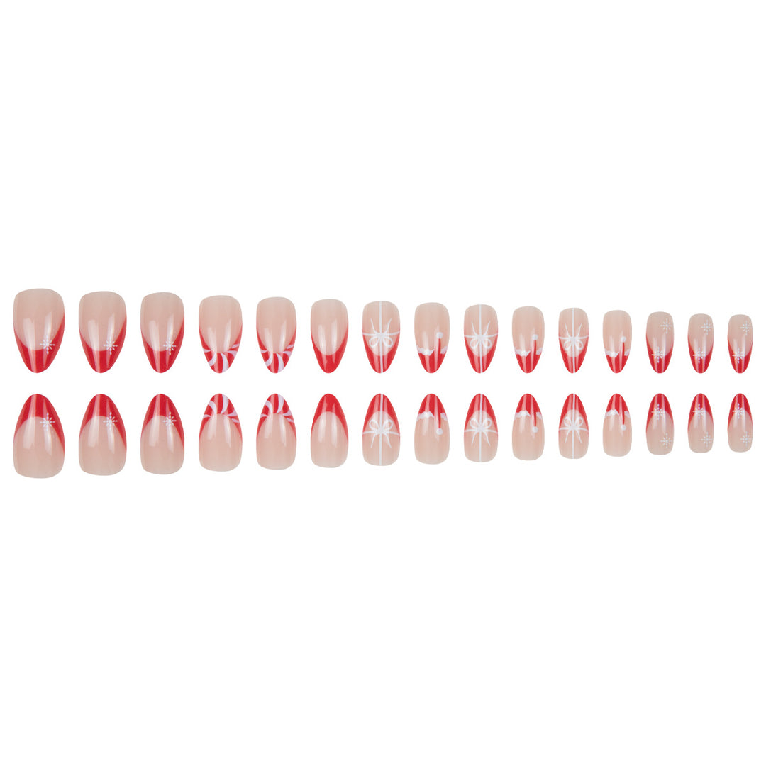 Festive Themed Press-On Nail Art Kalsten